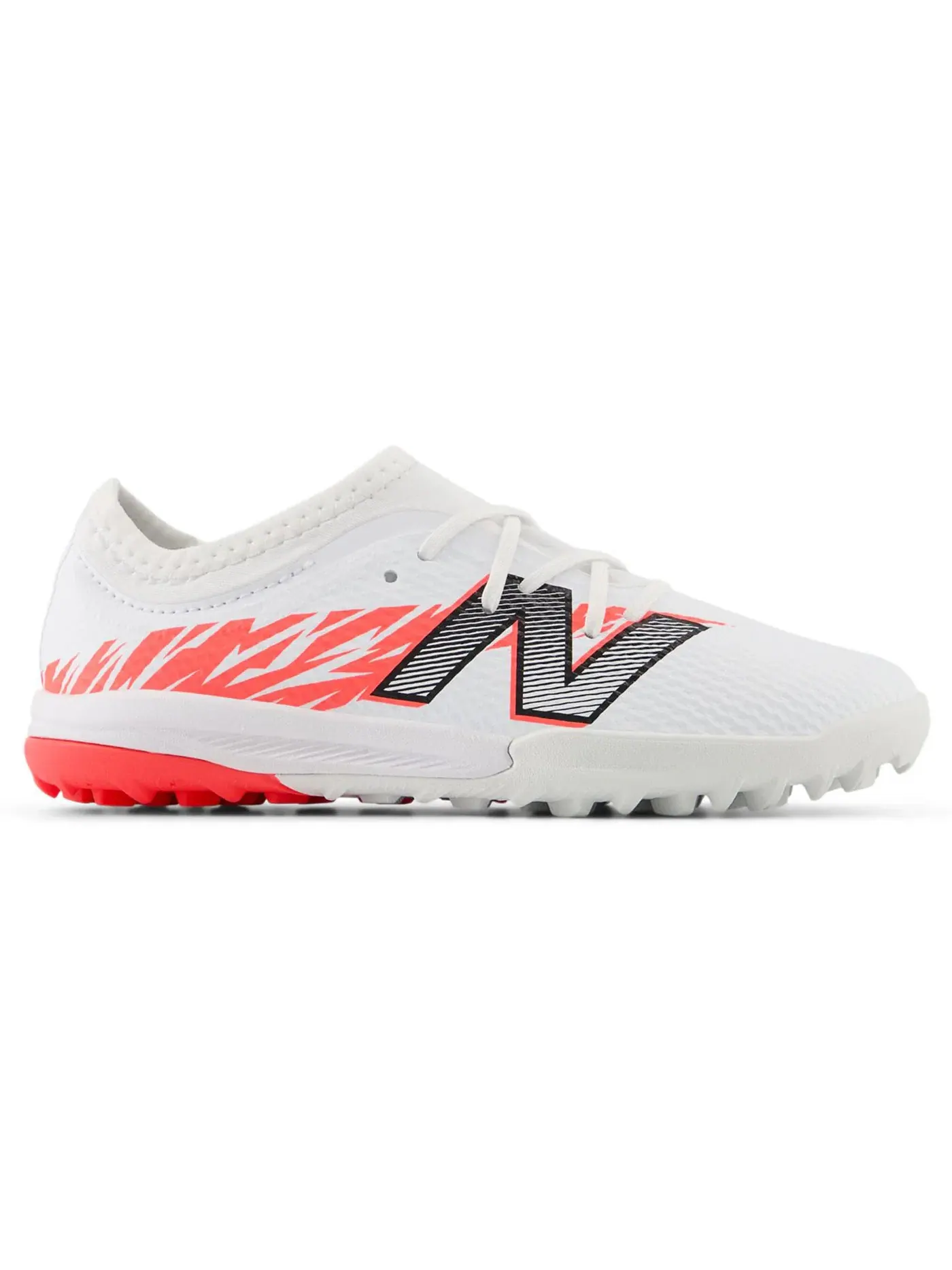 Детские бутсы для футбола на твердом покрытии New Balance Furon V8 Team Junior TF — изображение 1 из 1, белый/красный/черный