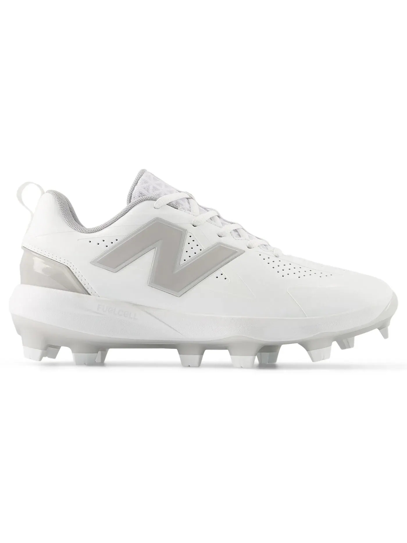 Женские бутсы New Balance Fuse V5 Molded — изображение 1 из 1, белый//белый