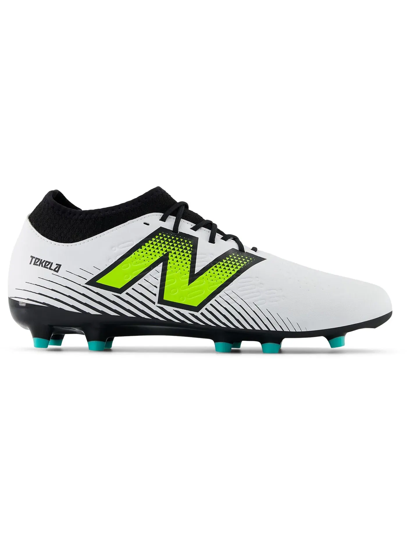 Мужские бутсы с шипами Tekela Magique FG v4 New Balance — изображение 1 из 1, белый/-/черный