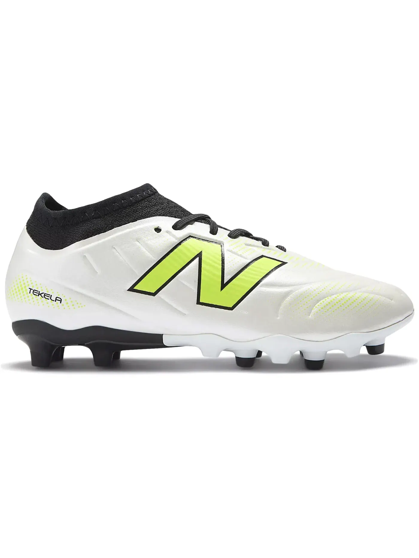 Детские бутсы New Balance Tekela Team Low FG — изображение 1 из 1, белый/черный/светлый