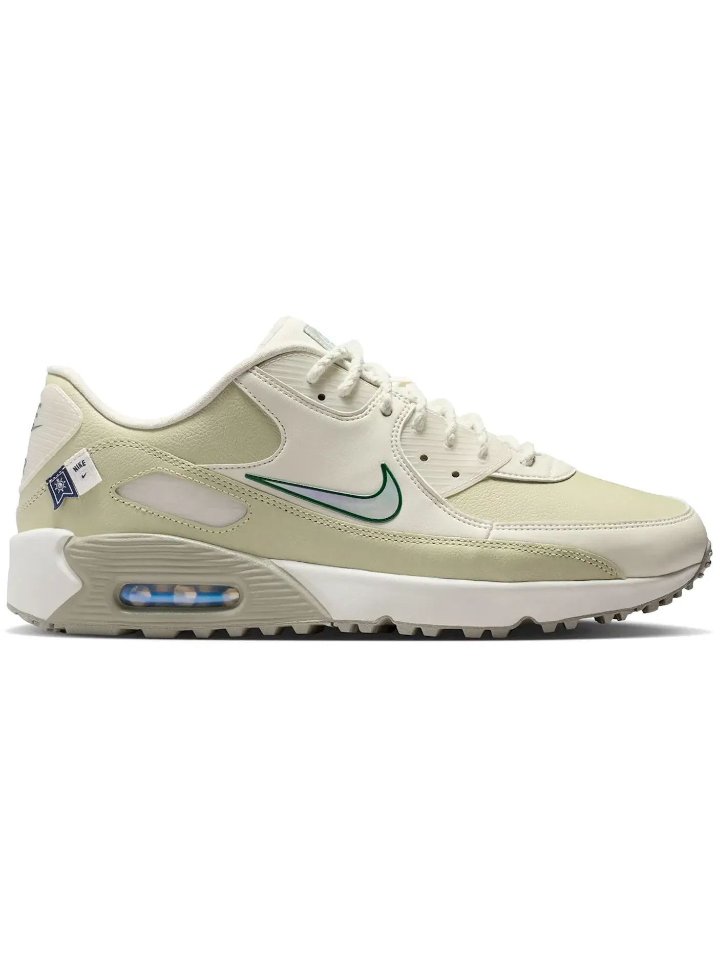 Мужские шиповки Nike Air Max 90 Golf — изображение 1 из 1, оливковый