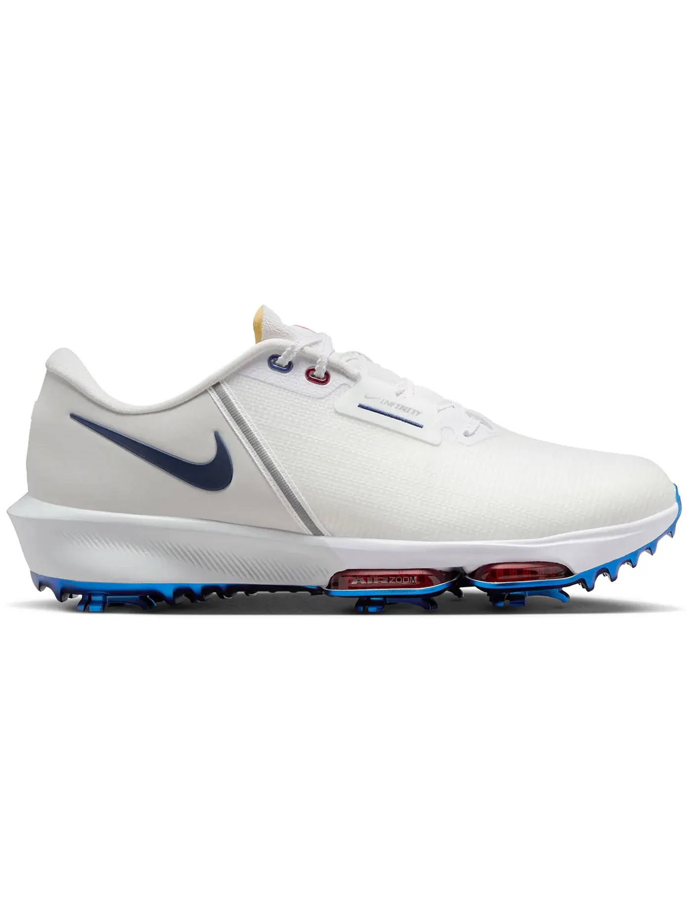 Мужские бутсы с широкой колодкой Nike Air Zoom Infinity Tour 2 Brooks Koepka — изображение 1 из 1, белый//синий