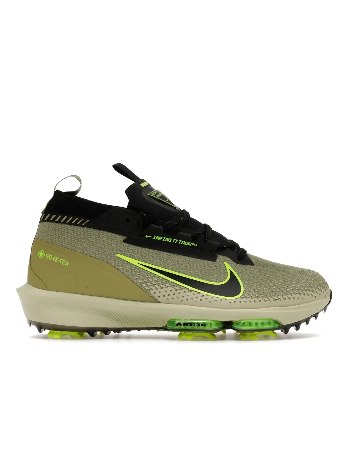 Мужские бутсы Nike Air Zoom Infinity Tour 2 Gore-Tex — изображение 1 из 4, оливковый//черный