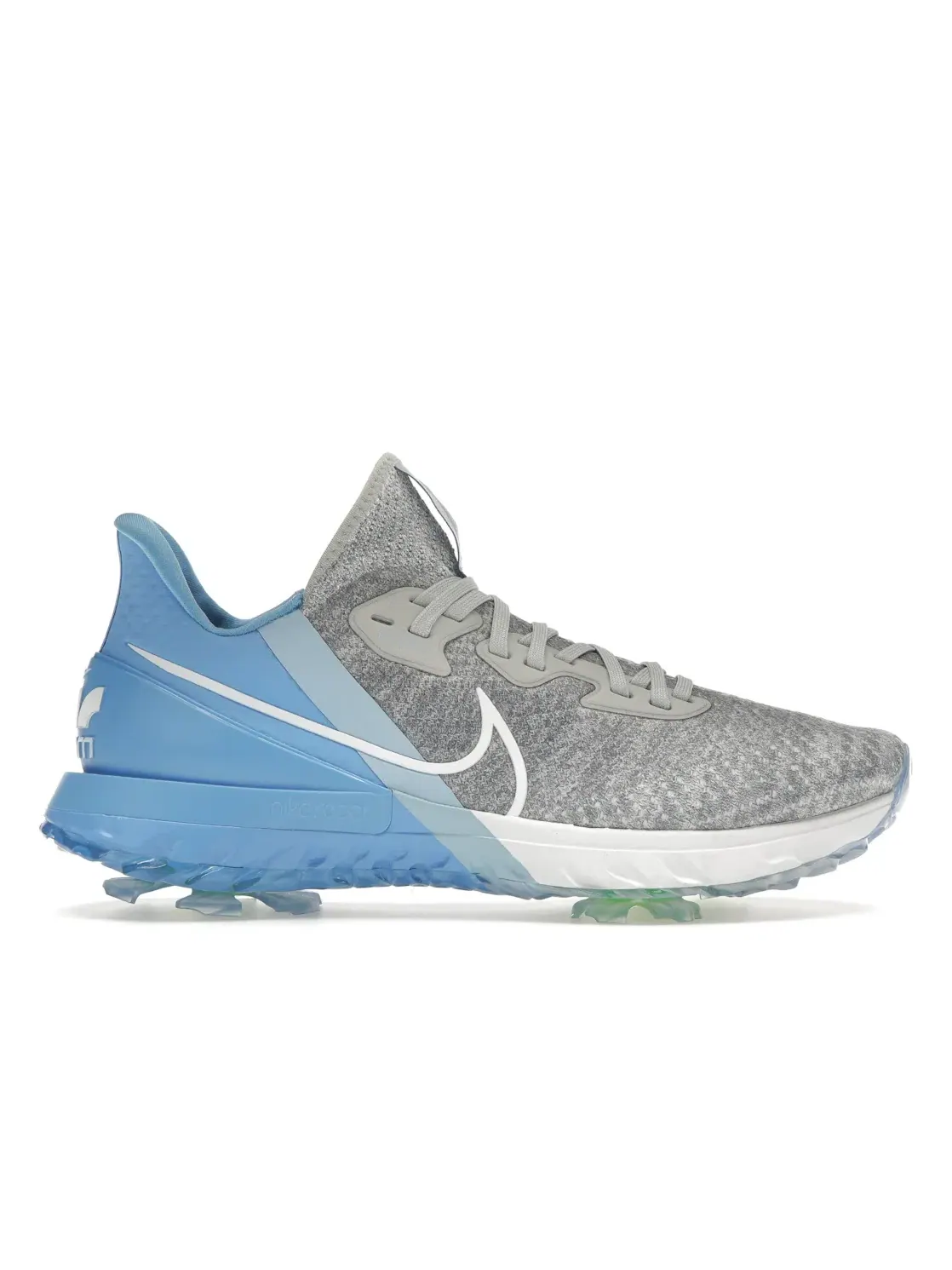 Мужские шиповки с полным покрытием Air Zoom Nike — изображение 1 из 4, серый/белый-синий