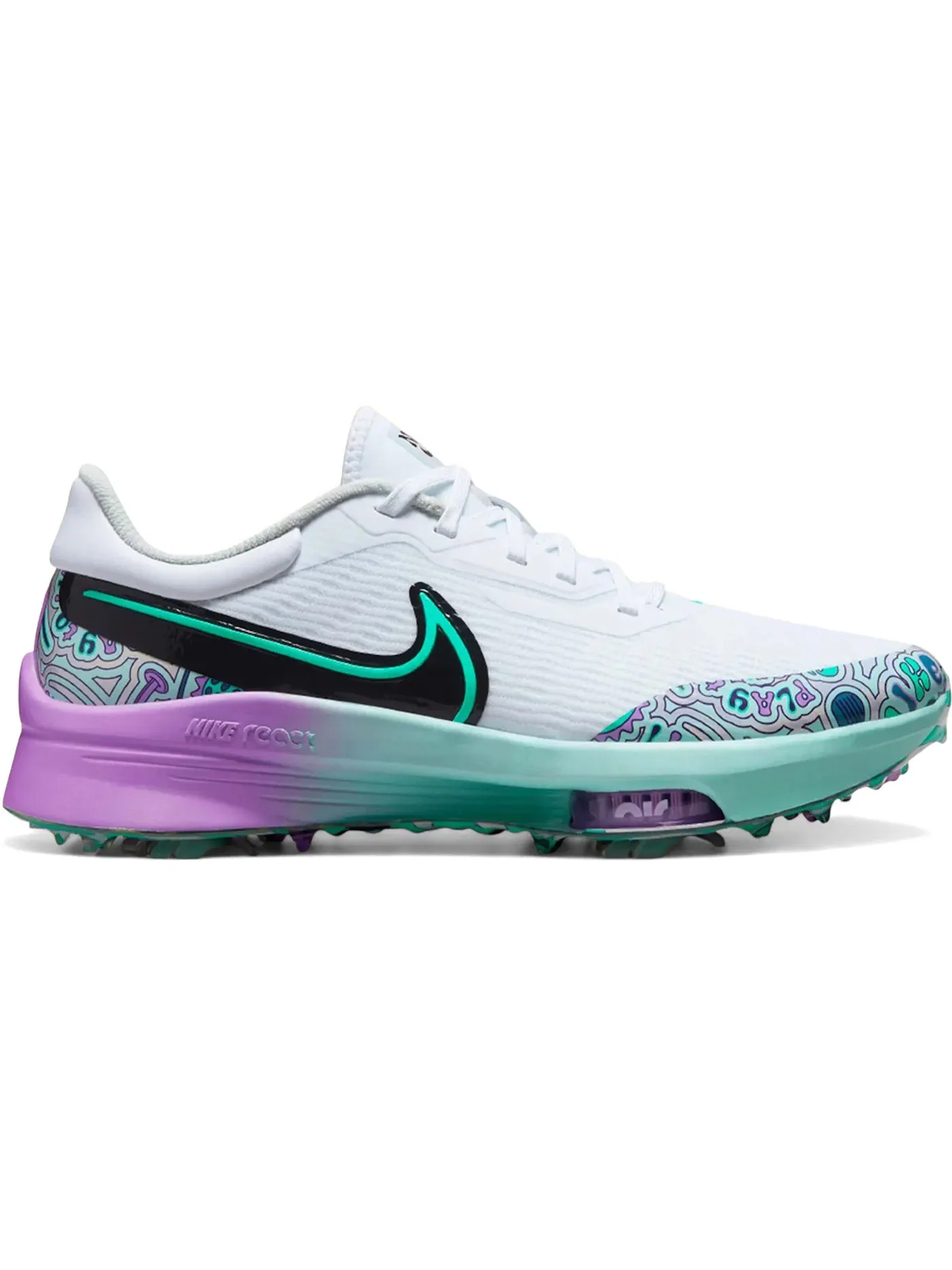 Мужские бутсы Nike Air Zoom Infinity Tour NEXT% NRG — изображение 1 из 1, белый/прозрачный//черный
