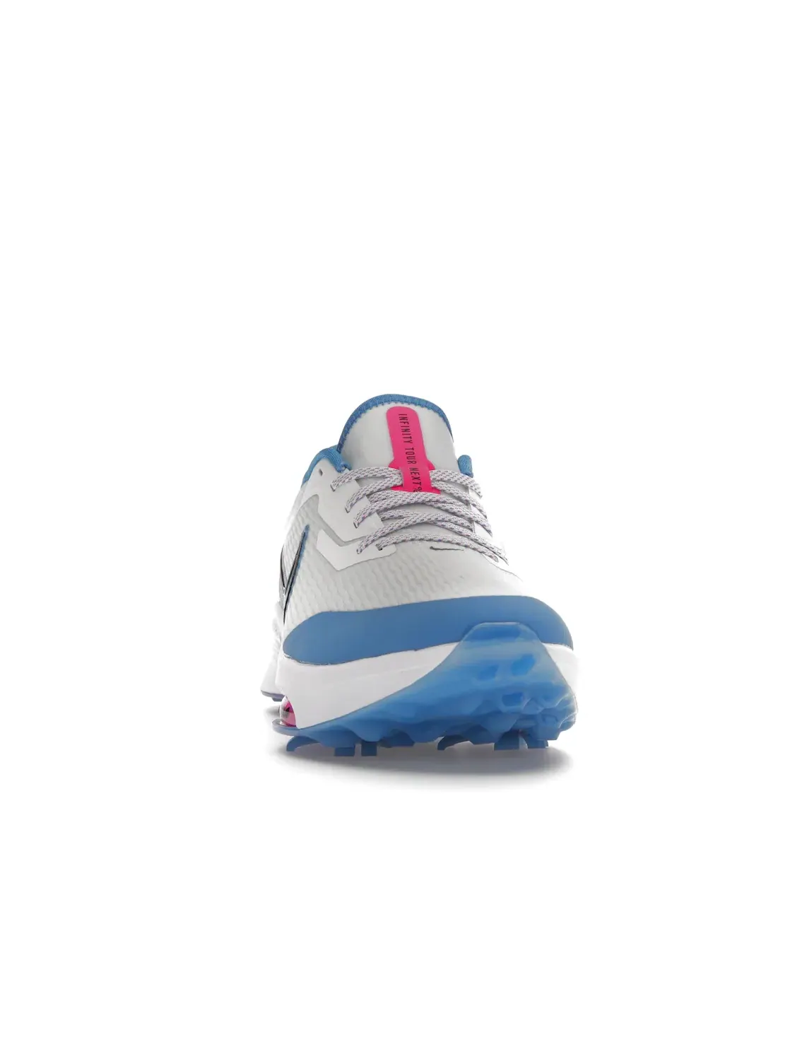 Мужские бутсы Nike Air Zoom Infinity Tour NEXT% — изображение 2 из 4, белый/синий/розовый