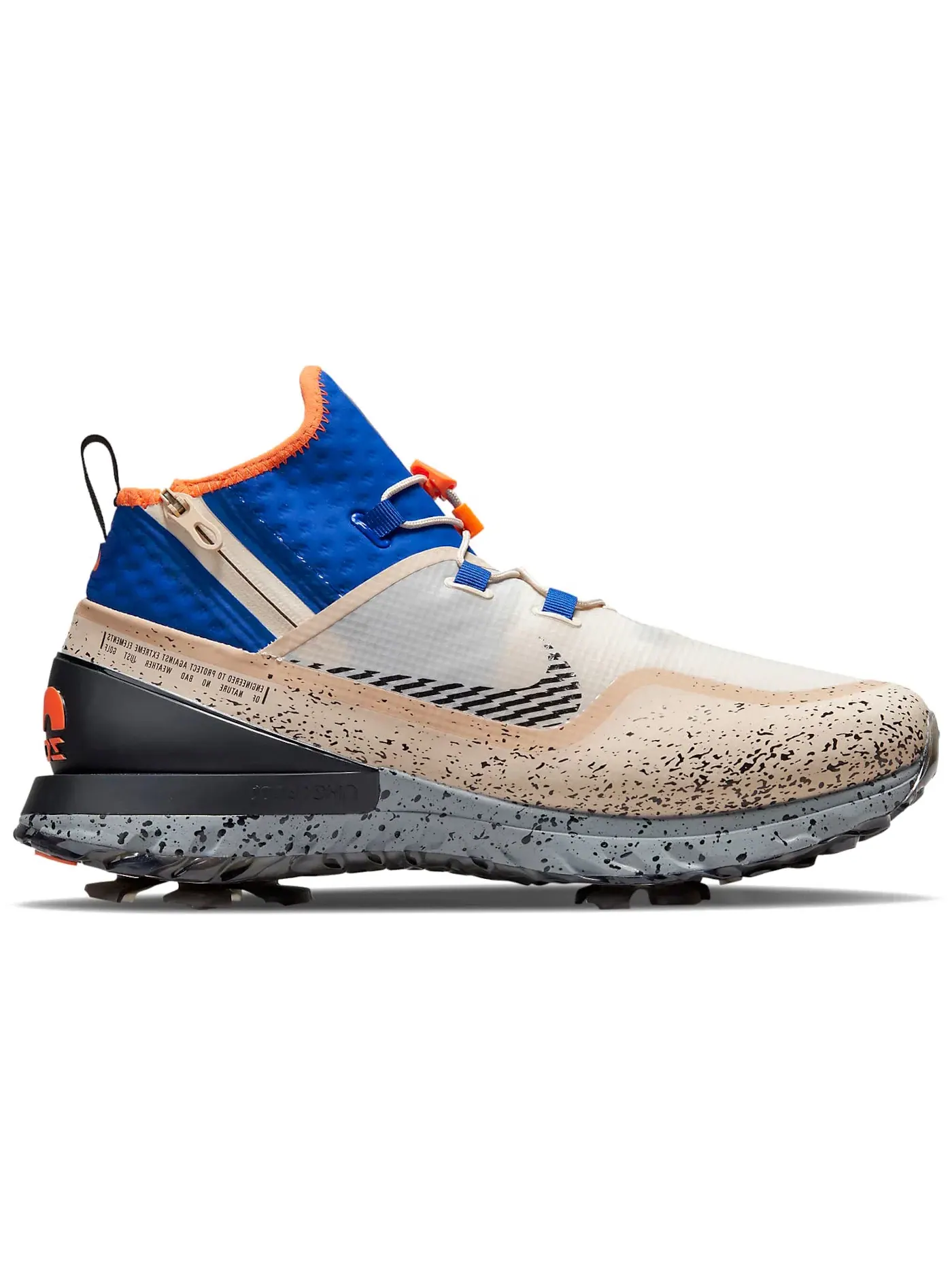 Мужские бутсы Nike Air Zoom Infinity Tour Shield Mowabb — изображение 1 из 1, серый/черный