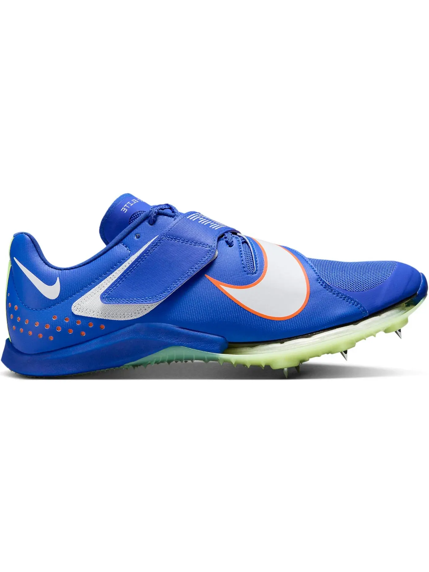 Мужские шиповки для бега с длинным рукавом Nike Air Zoom Long Jump Elite Nike — изображение 1 из 1, синий/оранжевый/белый