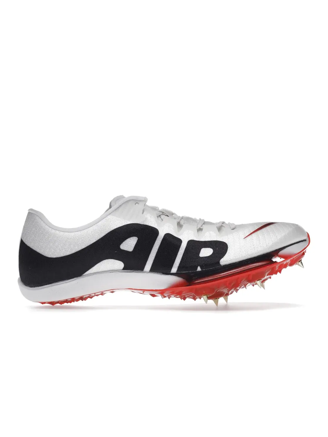 Мужские шиповки с пружинящей подошвой Nike Air Zoom Maxfly More Uptempo Nike — изображение 1 из 4, белый/красный/черный