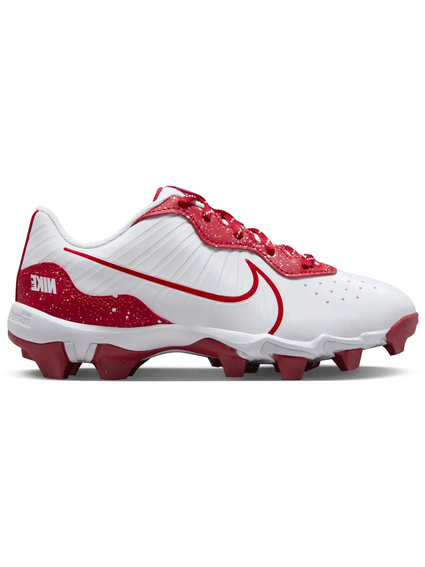 Детские бутсы для футбола Nike Alpha Huarache 4 Keystone — изображение 1 из 1, белый красный
