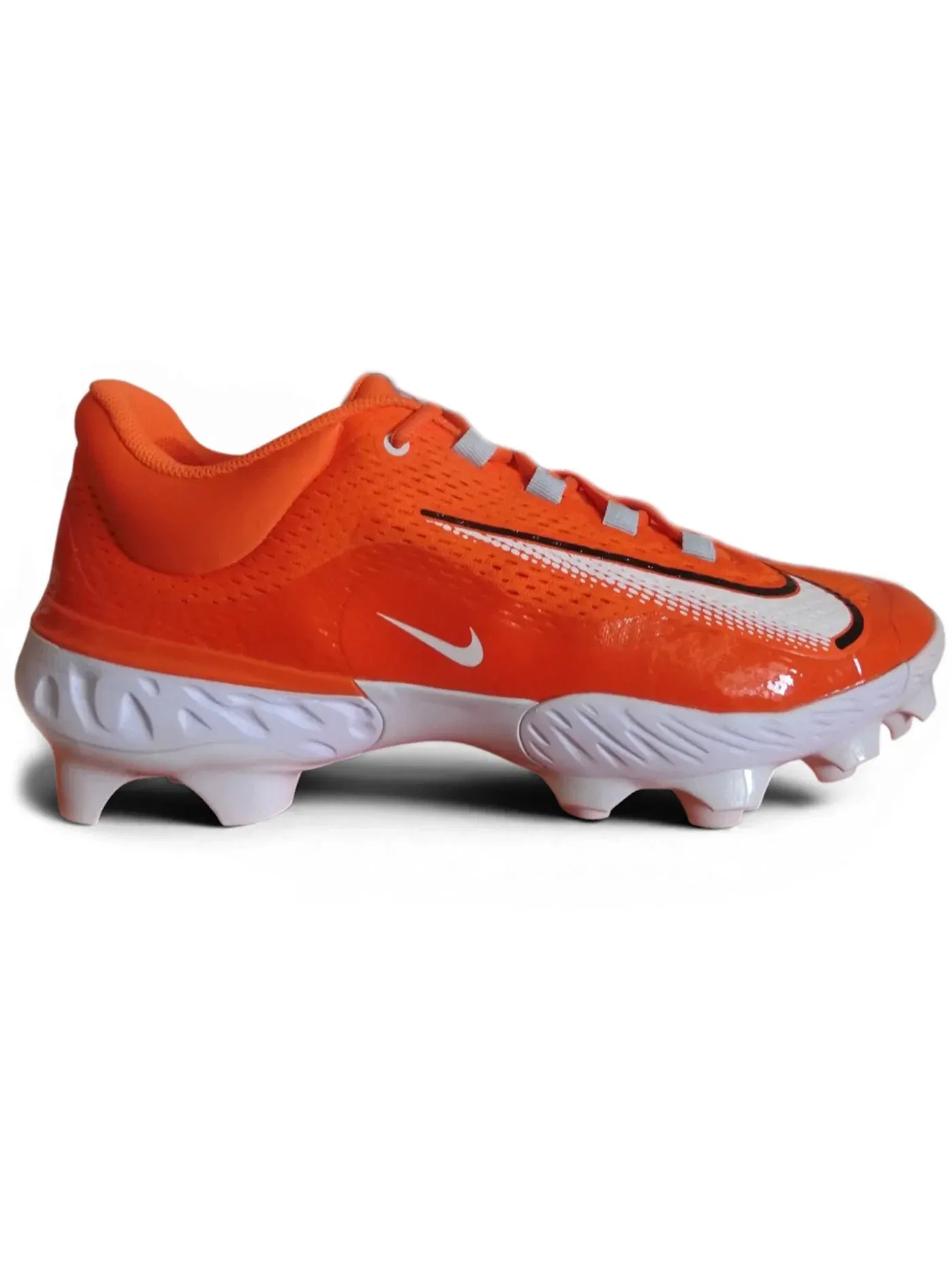 Мужские бутсы Nike Alpha Huarache Elite 4 Low — изображение 1 из 1, оранжевый/белый/черный