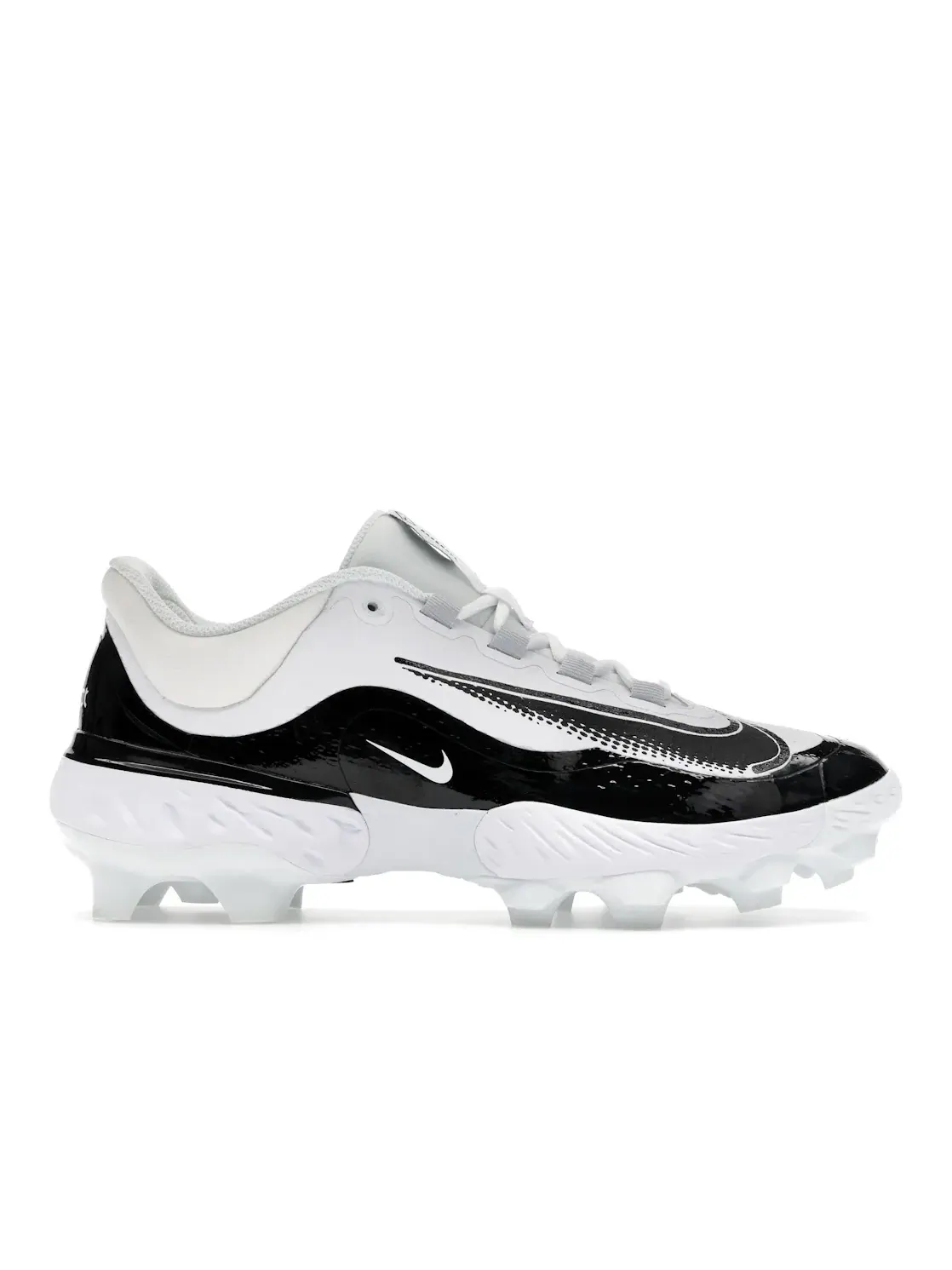 Мужские бутсы Nike Alpha Huarache Elite 4 Low — изображение 1 из 4, белый платиновый черный