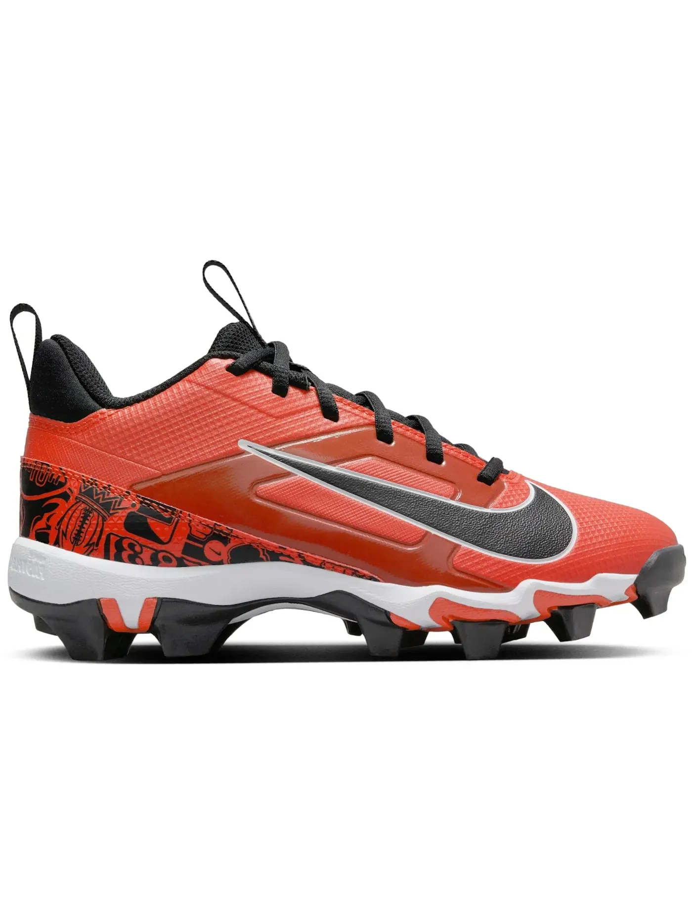 Детские бутсы Nike Alpha Menace 4 Shark NRG — изображение 1 из 1, красный/белый/черный