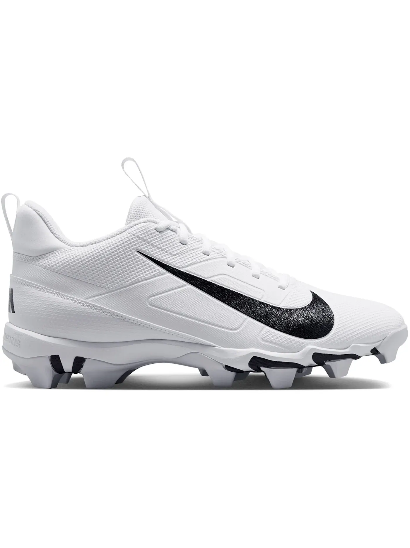 Мужские бутсы для американского футбола с высоким верхом Nike Alpha Menace 4 Shark — изображение 1 из 1, белый/белый/черный