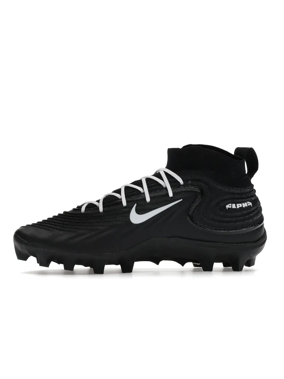 Мужские бутсы с длинным рукавом Nike Alpha Menace 5 Elite — изображение 3 из 4, черный/черный/белый