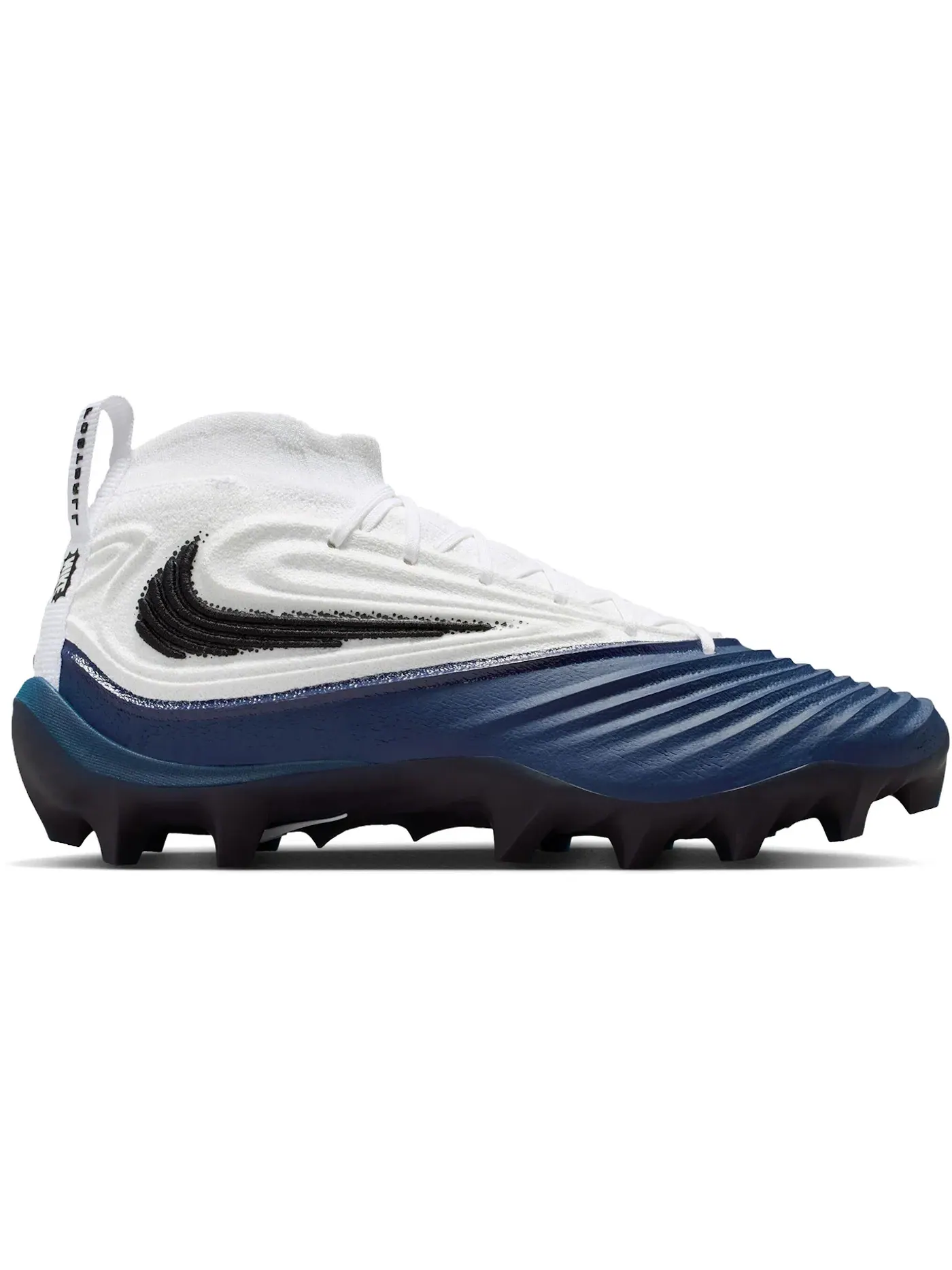 Мужские бутсы Nike Alpha Menace 5 Elite — изображение 1 из 1, белый/темно-синий/черный