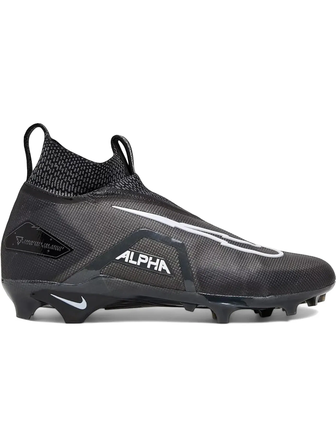 Мужские бутсы Nike Alpha Menace Elite 3 — изображение 1 из 1, черный/серый/белый