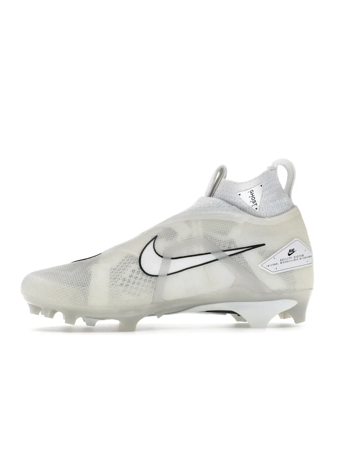 Мужские бутсы Nike Alpha Menace Elite 3 — изображение 3 из 4, белый/платиновый/черный