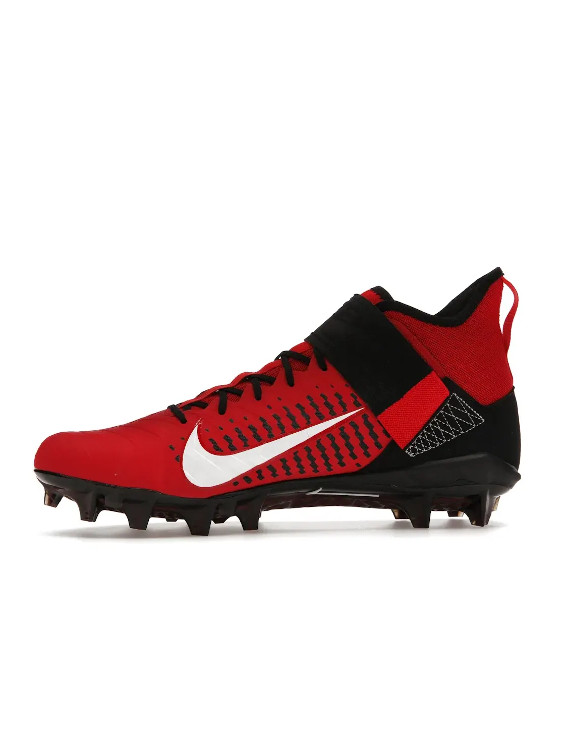 Мужские бутсы с высоким верхом Nike Alpha Menace Pro 2 Mid — изображение 3 из 4, красный/черный/белый