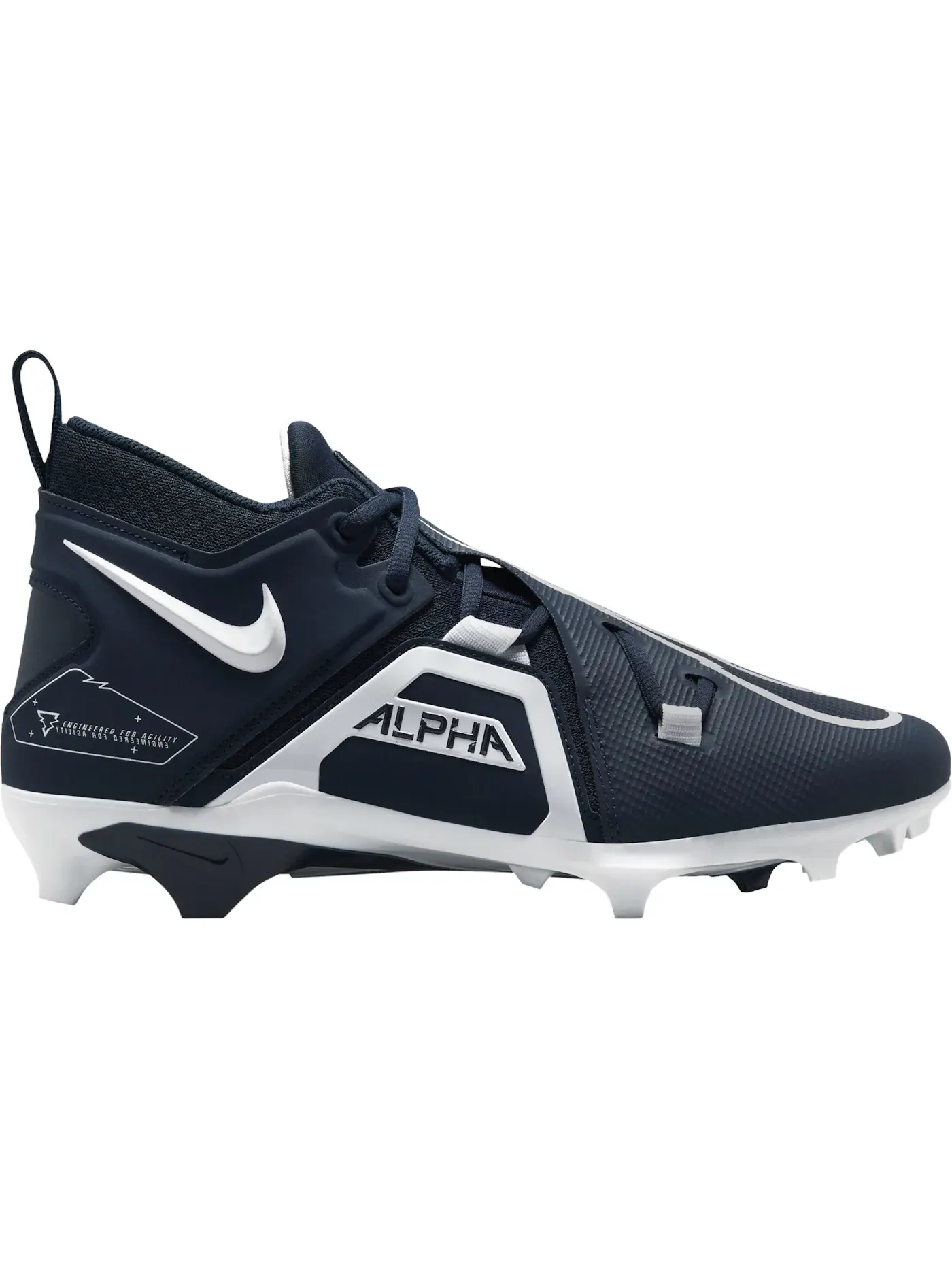 Мужские бутсы Nike Alpha Menace Pro 3 — изображение 1 из 1, темно-синий/белый