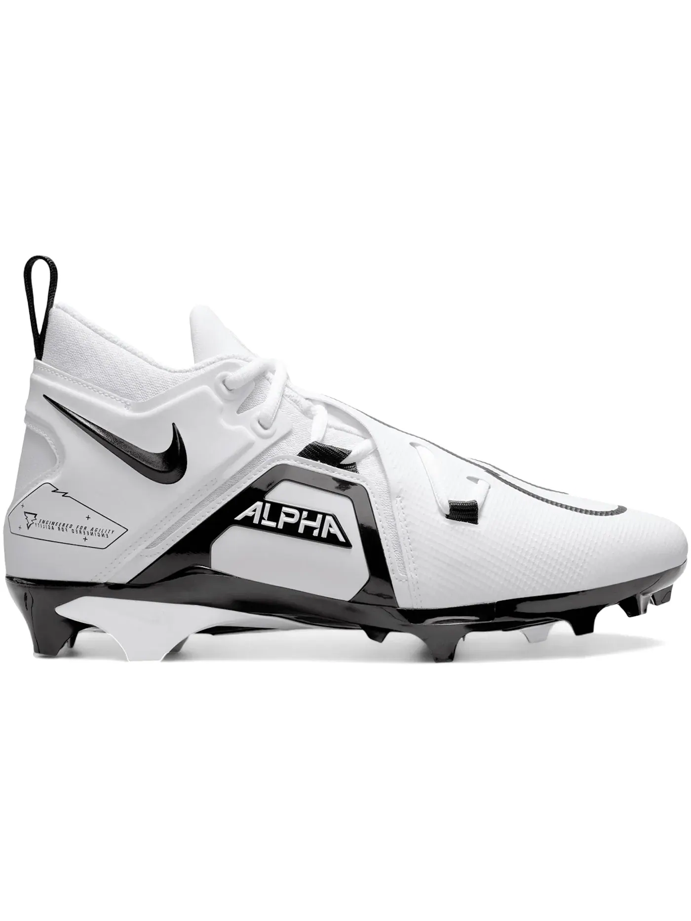 Мужские бутсы Nike Alpha Menace Pro 3 — изображение 1 из 1, белый белый белый черный
