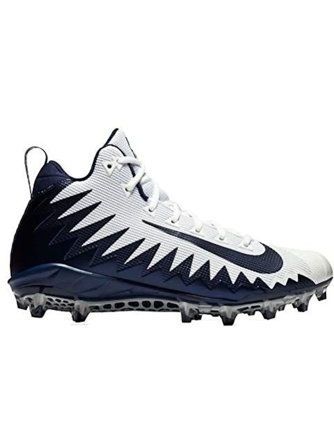 Мужские бутсы Nike Alpha Menace Pro Mid — изображение 1 из 1, белый/темно-синий