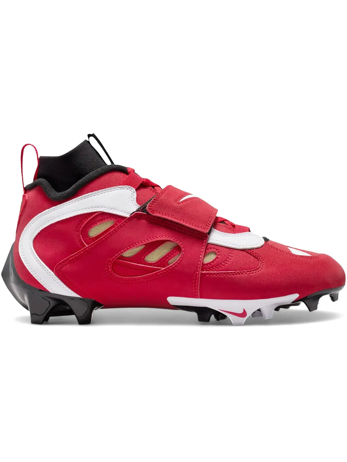 Мужские бутсы для американского футбола Nike Diamond Turf 2 TD — изображение 1 из 1, черный/красный/белый