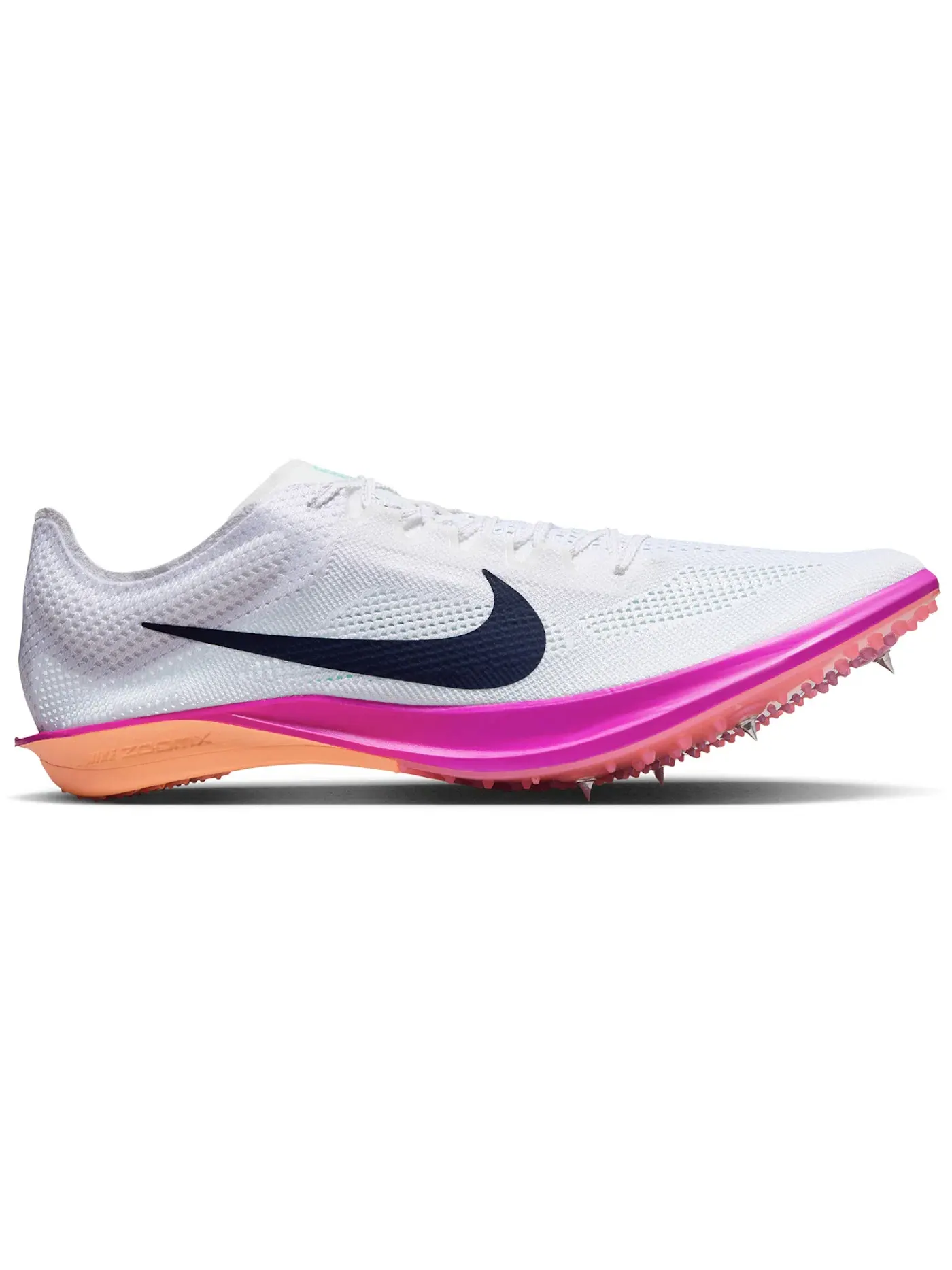 Мужские шиповки для бега Nike Dragonfly 2 — изображение 1 из 1, белый розовый
