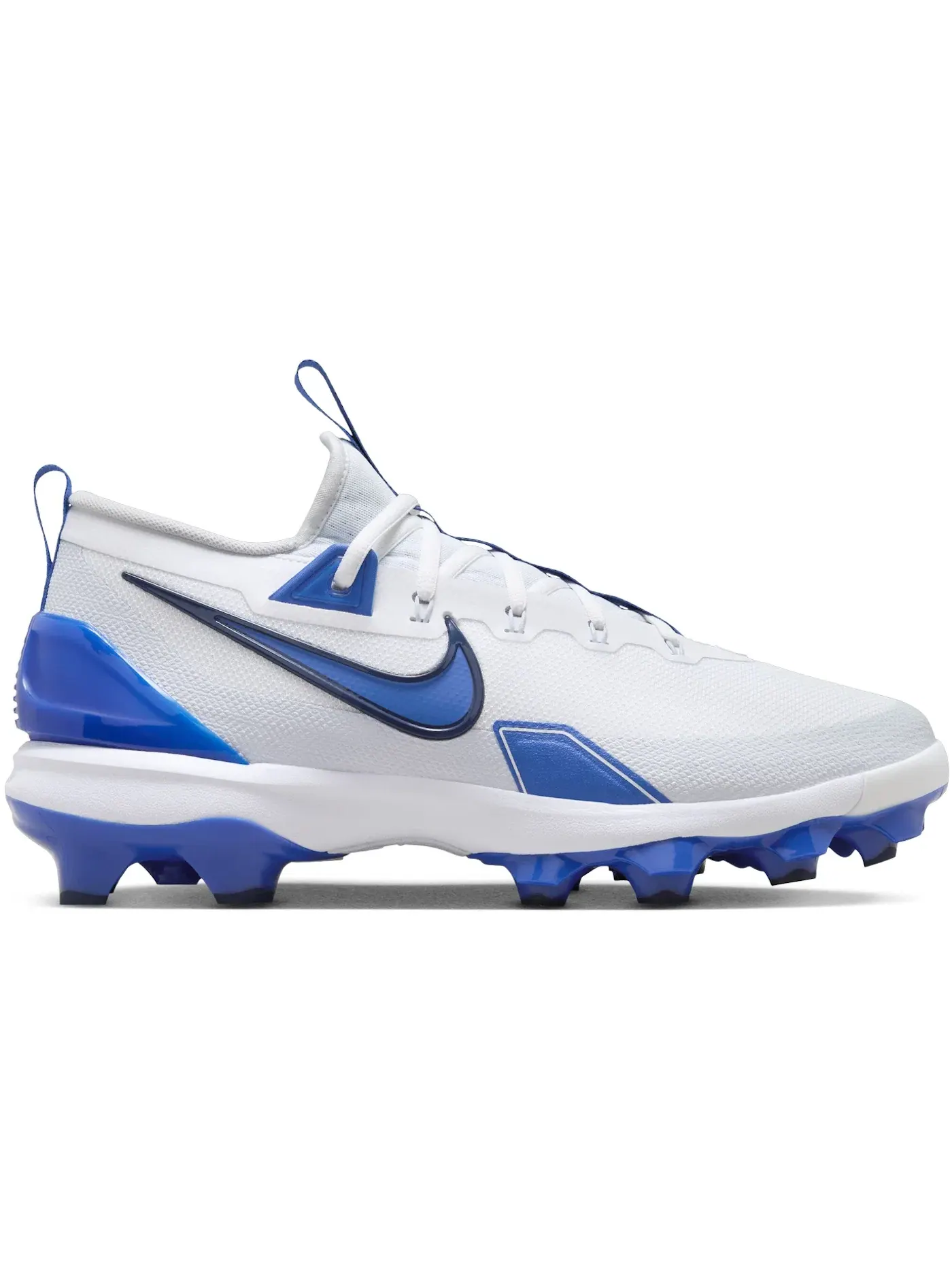 Мужские бутсы с шипами Nike Force Trout 9 Elite MCS — изображение 1 из 1, белый/серый/темно-синий