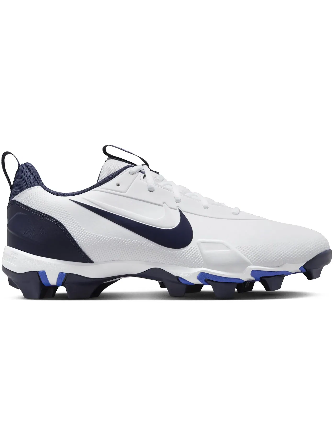 Мужские бутсы с высоким верхом Nike Force Trout 9 Keystone Nike — изображение 1 из 1, белый//темно-синий
