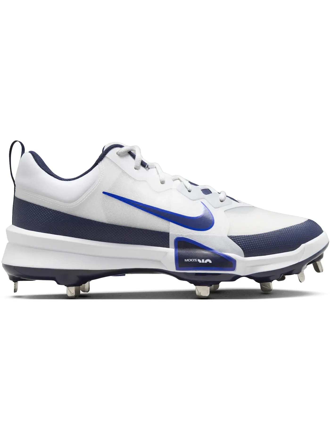 Мужские бутсы с высоким верхом Nike Force Zoom Trout 9 Pro — изображение 1 из 1, белый серый темно-синий