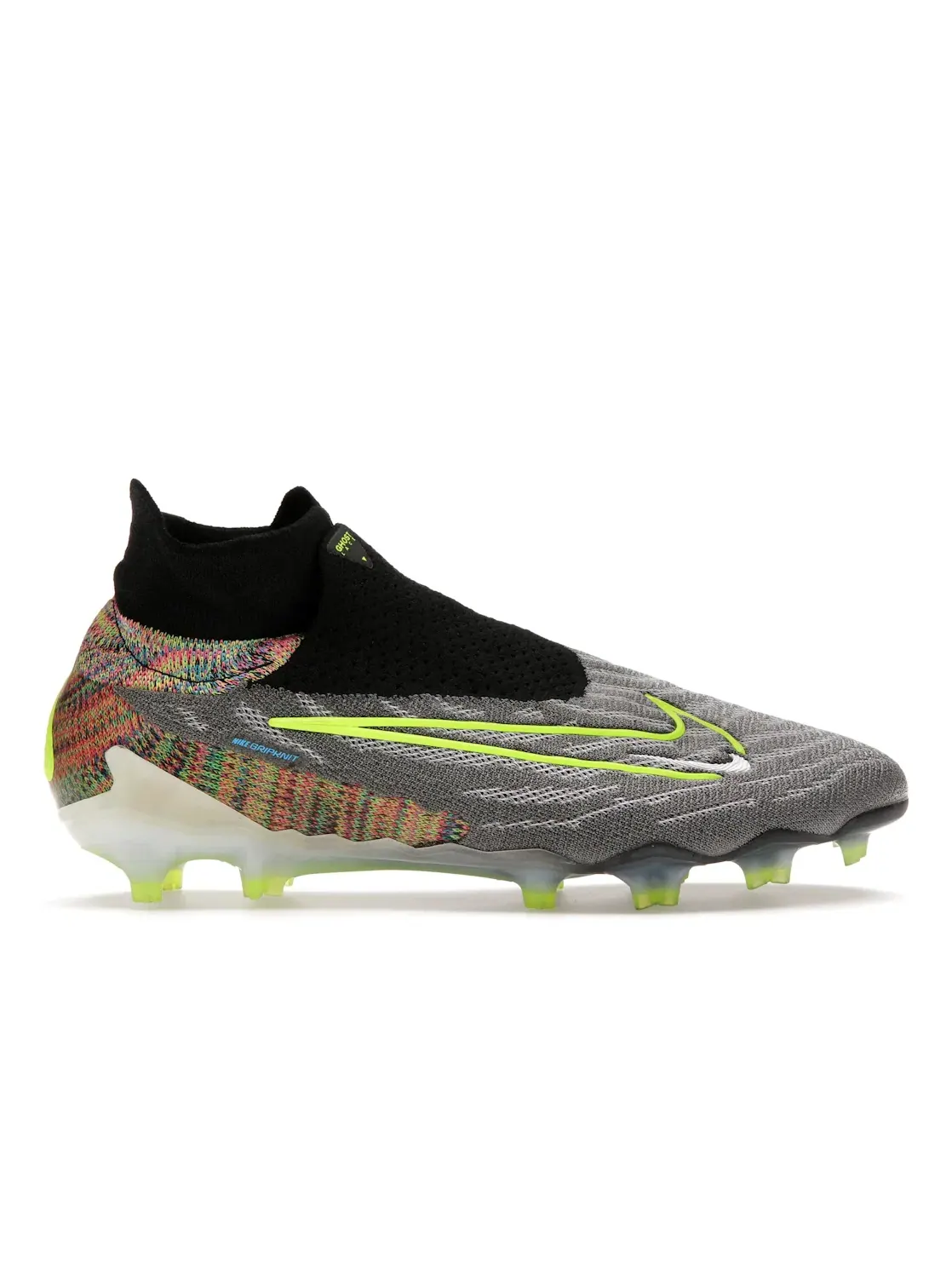 Мужские бутсы Nike Gripknit Phantom GX Elite Dynamic Fit Fusion FG — изображение 1 из 4, черный/белый/синий