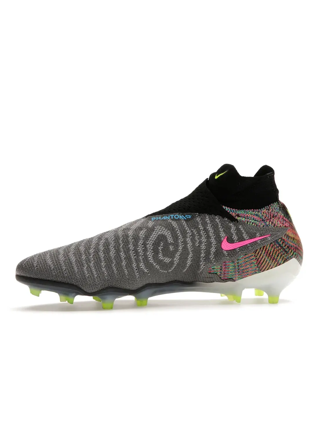 Мужские бутсы Nike Gripknit Phantom GX Elite Dynamic Fit Fusion FG — изображение 3 из 4, черный/белый/синий