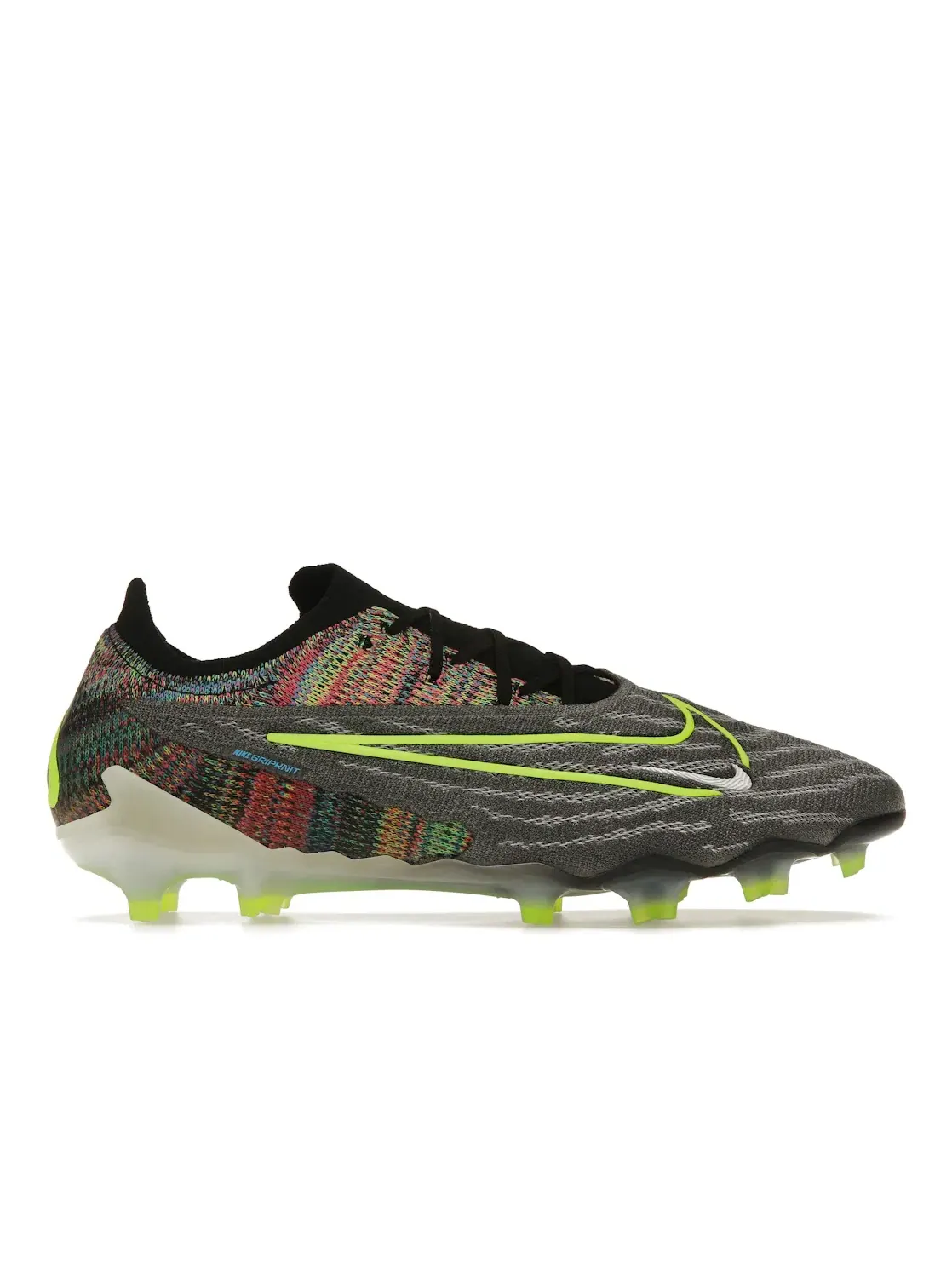 Мужские бутсы с технологией Gripknit Nike Gripknit Phantom GX Elite Fusion FG — изображение 1 из 4, черный/белый/синий