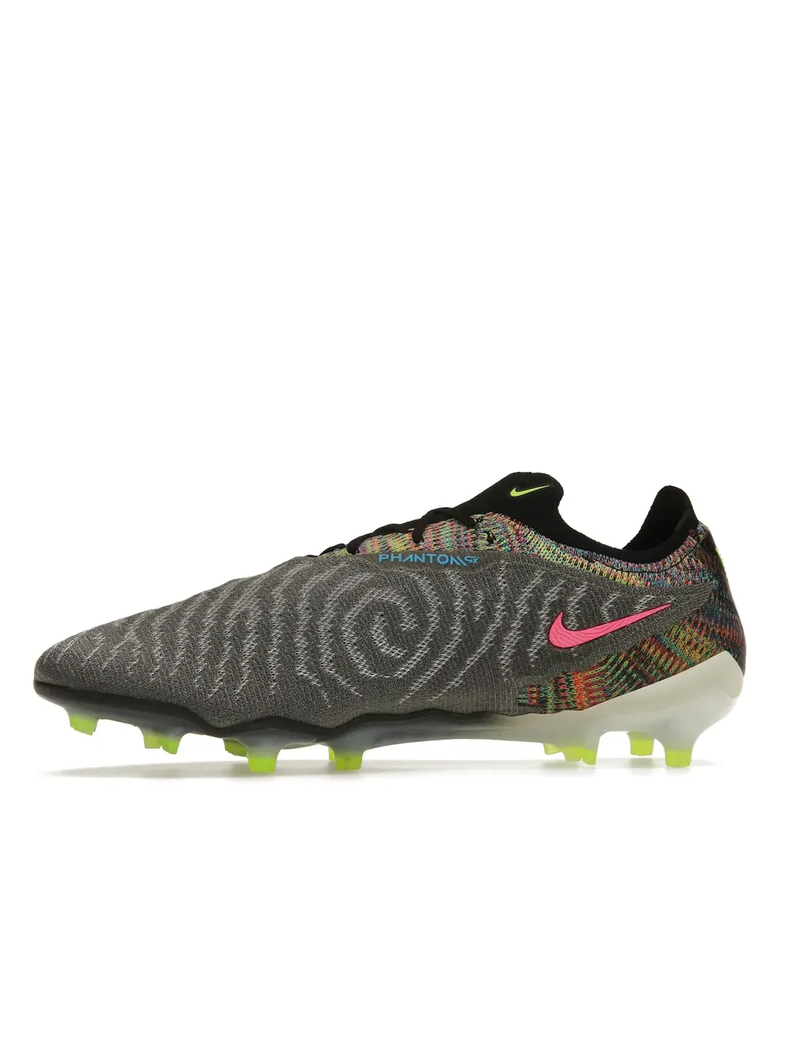 Мужские бутсы с технологией Gripknit Nike Gripknit Phantom GX Elite Fusion FG — изображение 3 из 4, черный/белый/синий