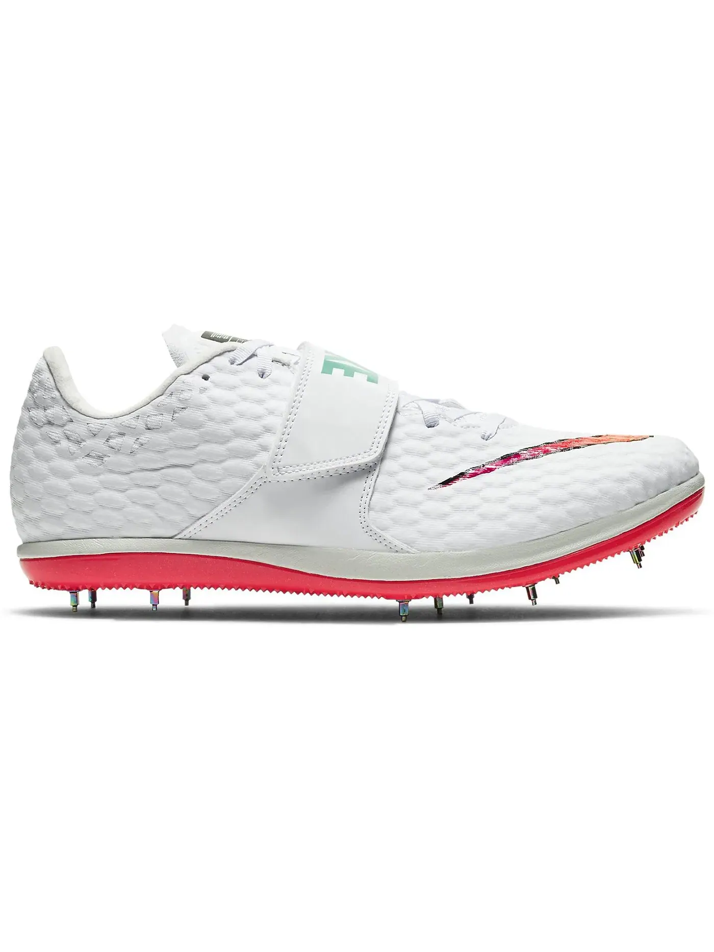Мужские шиповки для бега Nike High Jump Elite — изображение 1 из 1, белый/черный