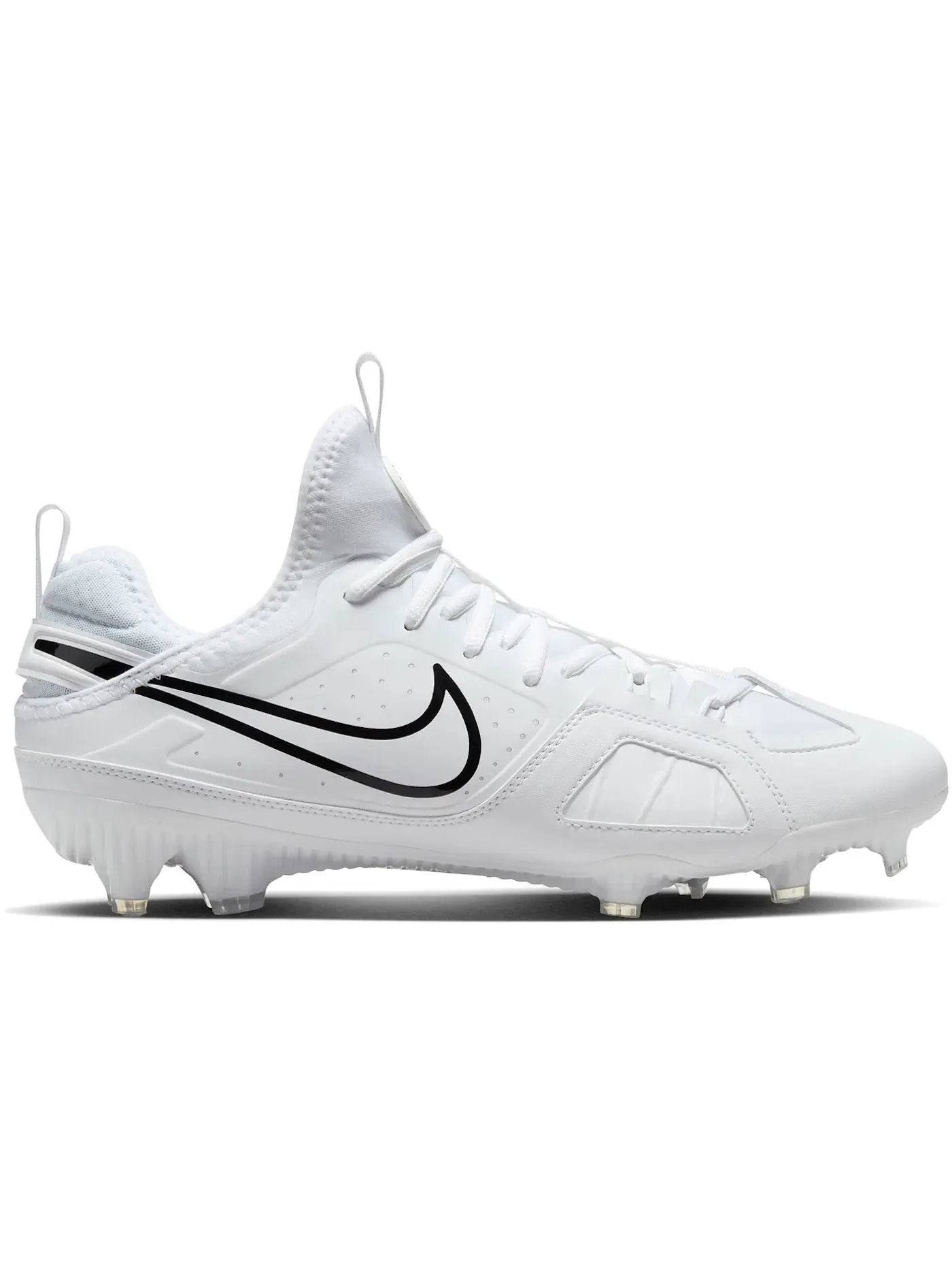 Мужские бутсы с высокой посадкой Nike Huarache 9 Varsity LAX — изображение 1 из 1, белый/белый/черный