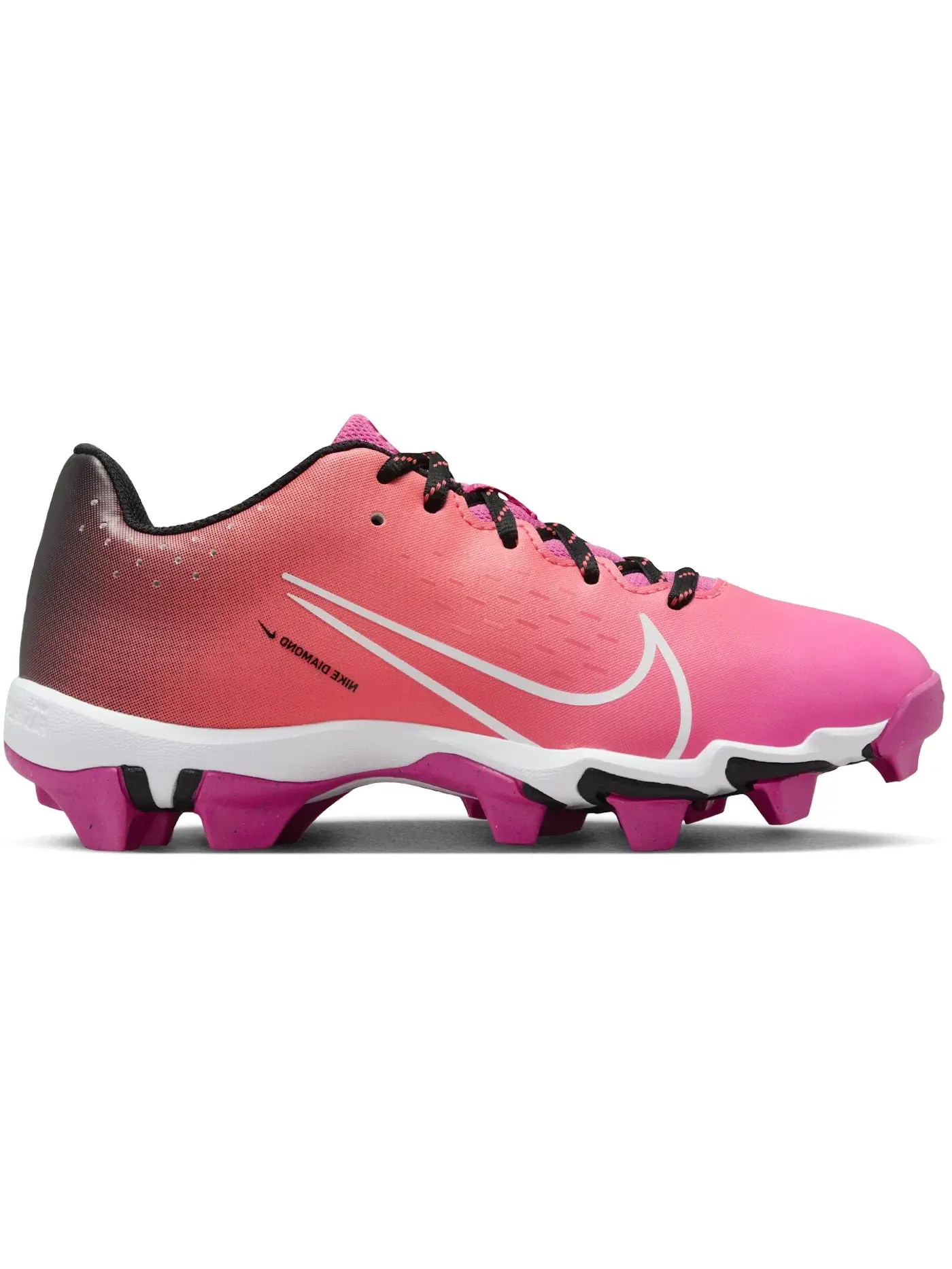 Детские бутсы Nike Hyperdiamond 4 Keystone — изображение 1 из 1, черный белый