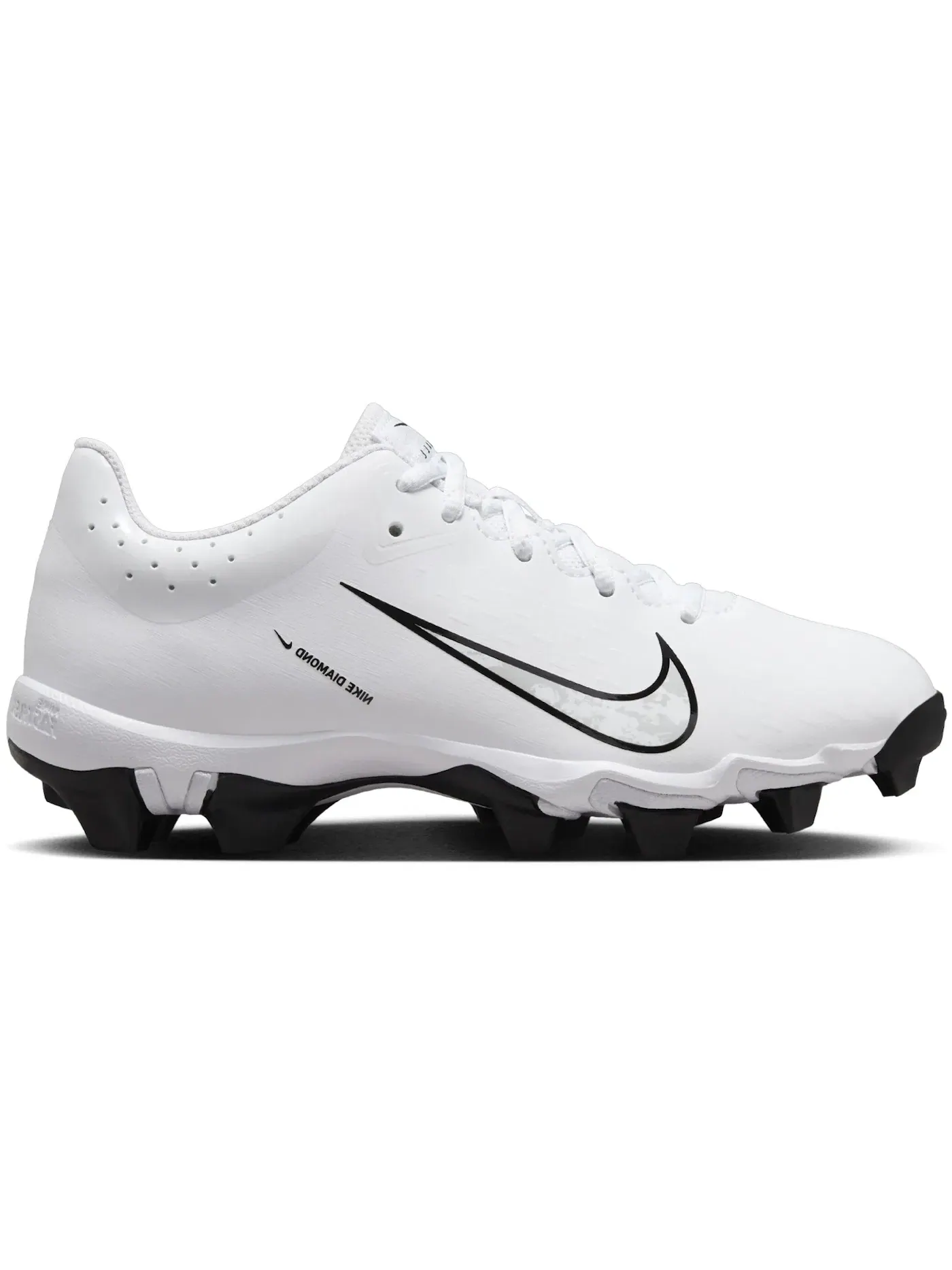 Детские бутсы Nike Hyperdiamond 4 Keystone — изображение 1 из 1, белый/черный/платиновый
