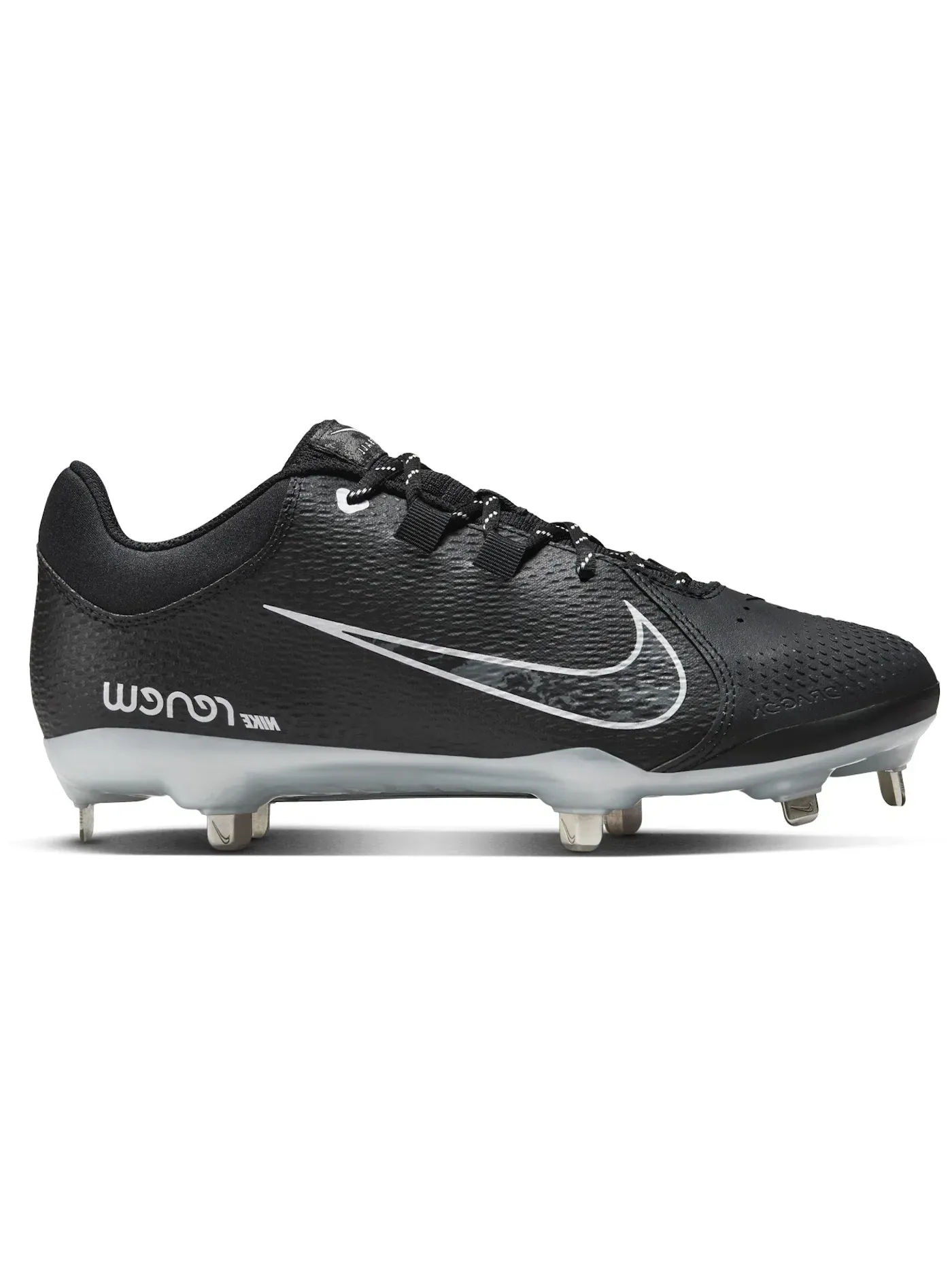 Женские бутсы Nike Hyperdiamond 4 Pro — изображение 1 из 1, черный/платиновый/серый