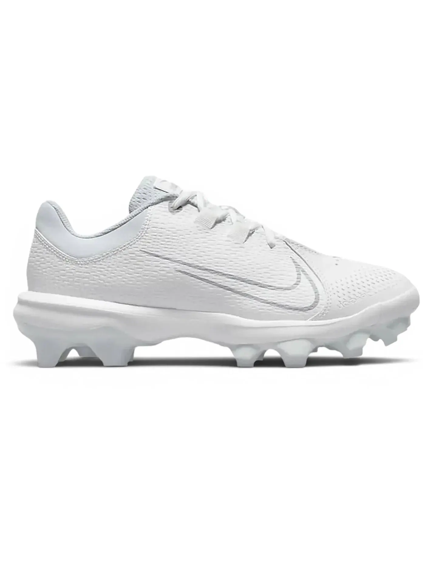 Женские бутсы Nike Hyperdiamond 4 Pro MCS — изображение 1 из 1, белый платиновый серый
