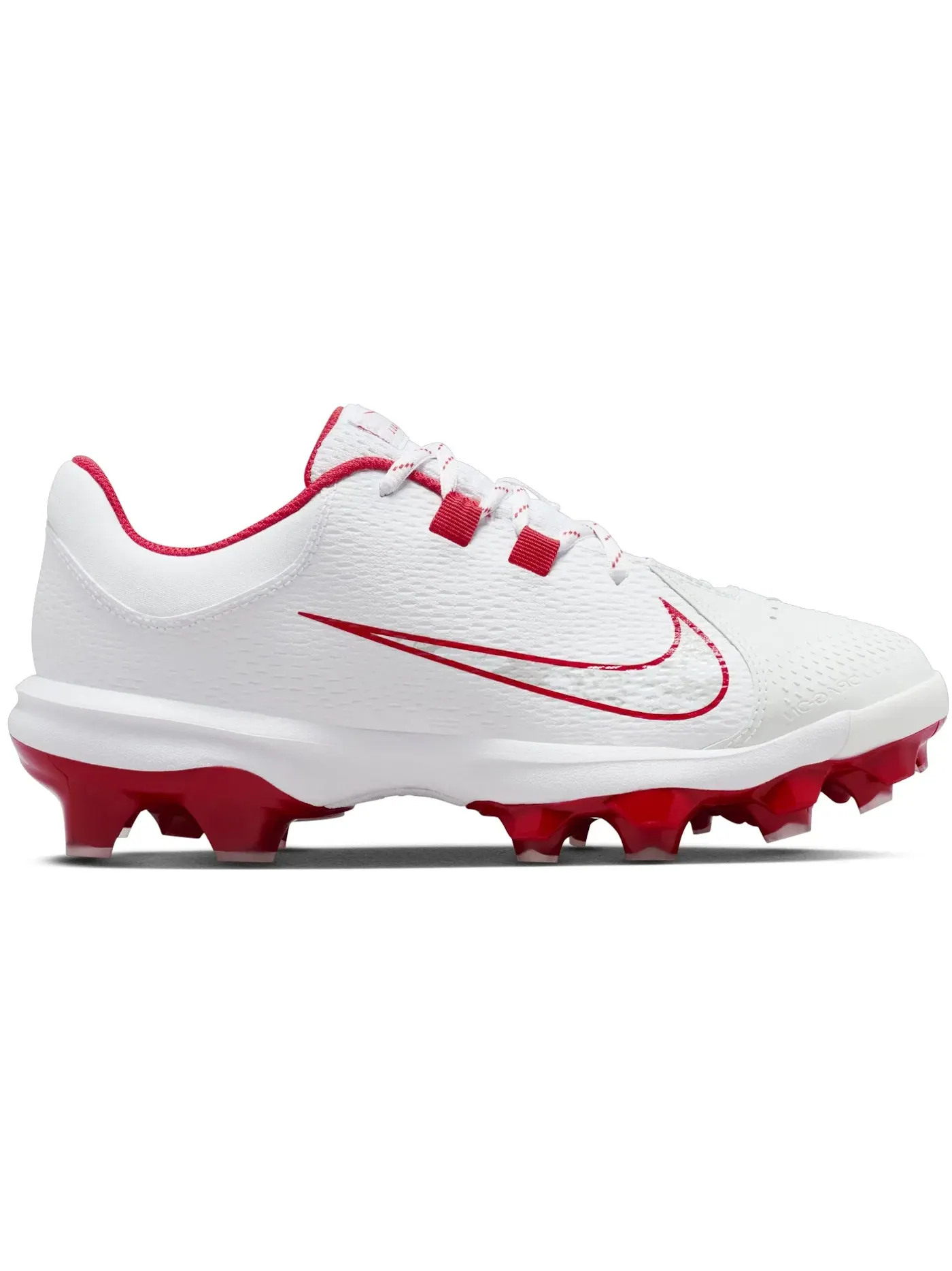 Женские бутсы Nike Hyperdiamond 4 Pro MCS — изображение 1 из 1, белый платиновый красный