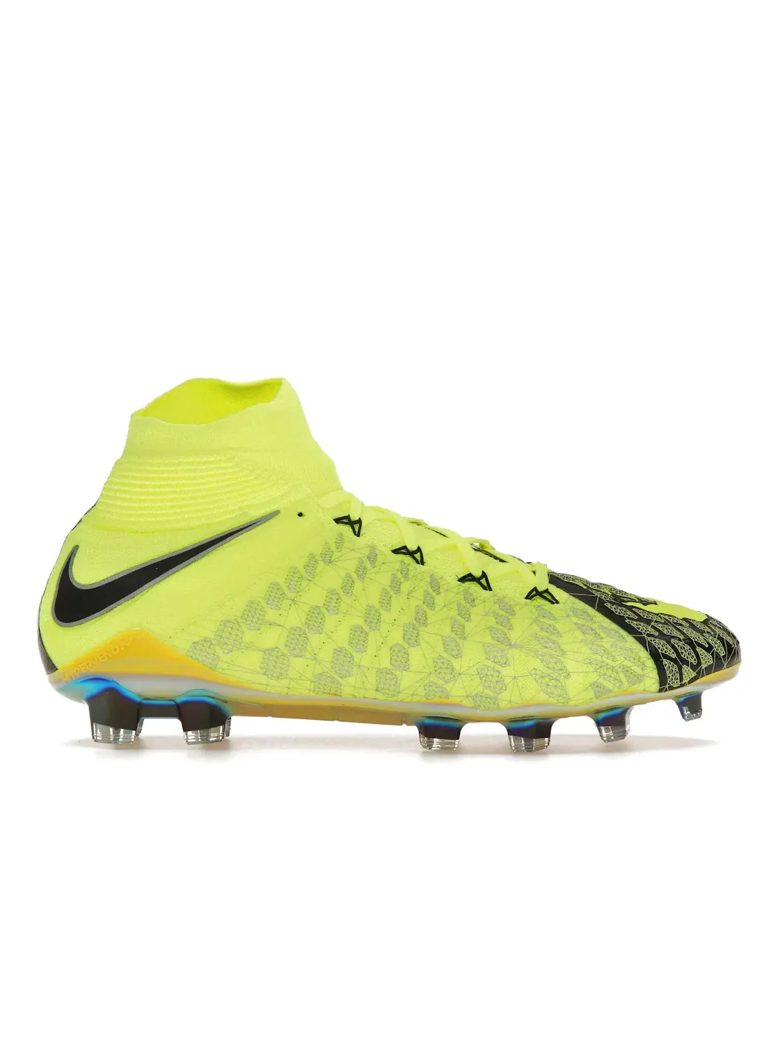 Мужские бутсы с принтом Nike Hypervenom 3 EA Sports Nike — изображение 1 из 4, черный-черный