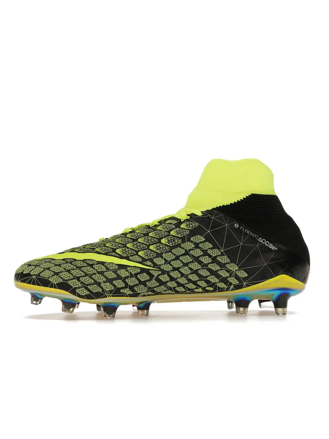 Мужские бутсы с принтом Nike Hypervenom 3 EA Sports Nike — изображение 3 из 4, черный-черный