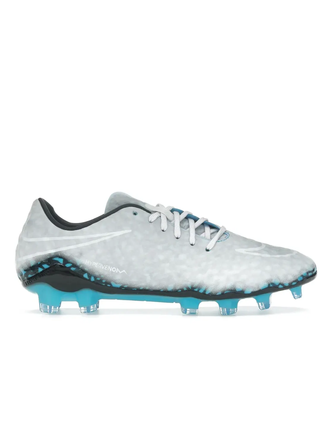 Мужские бутсы с текстурированным верхом Nike Hypervenom Phantom 1 FG — изображение 1 из 4, белый/черный/синий