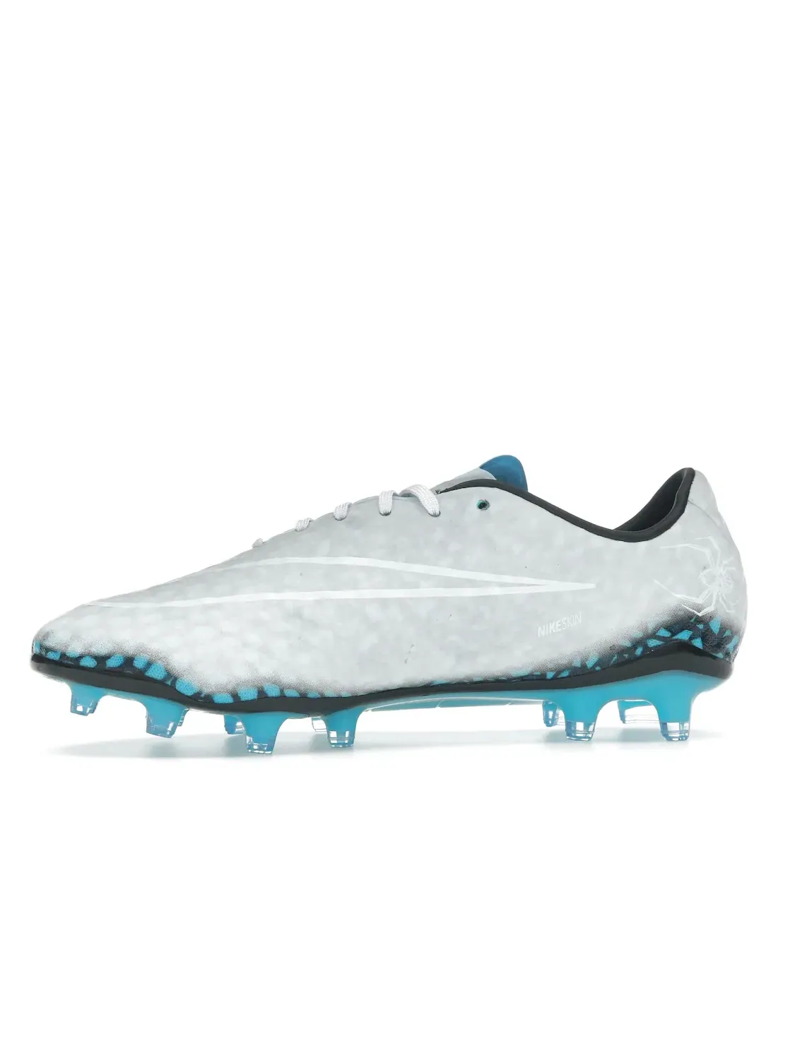 Мужские бутсы с текстурированным верхом Nike Hypervenom Phantom 1 FG — изображение 3 из 4, белый/черный/синий