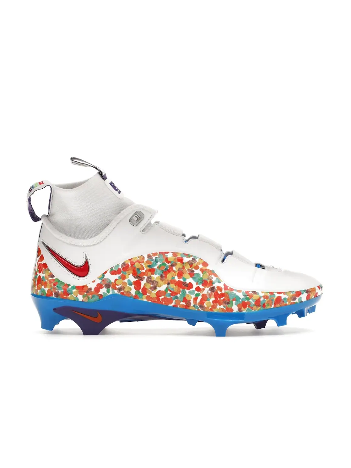 Мужские бутсы с принтом Nike LeBron 4 Menace 3 — изображение 1 из 4, белый///красный