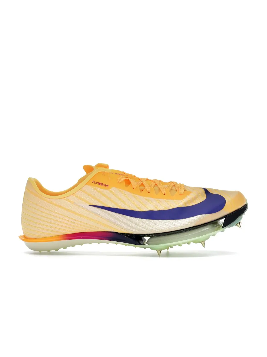 Мужские шиповки с агрессивной шипованной подошвой Nike Maxfly 2 — изображение 1 из 4, фиолетовый/индиго