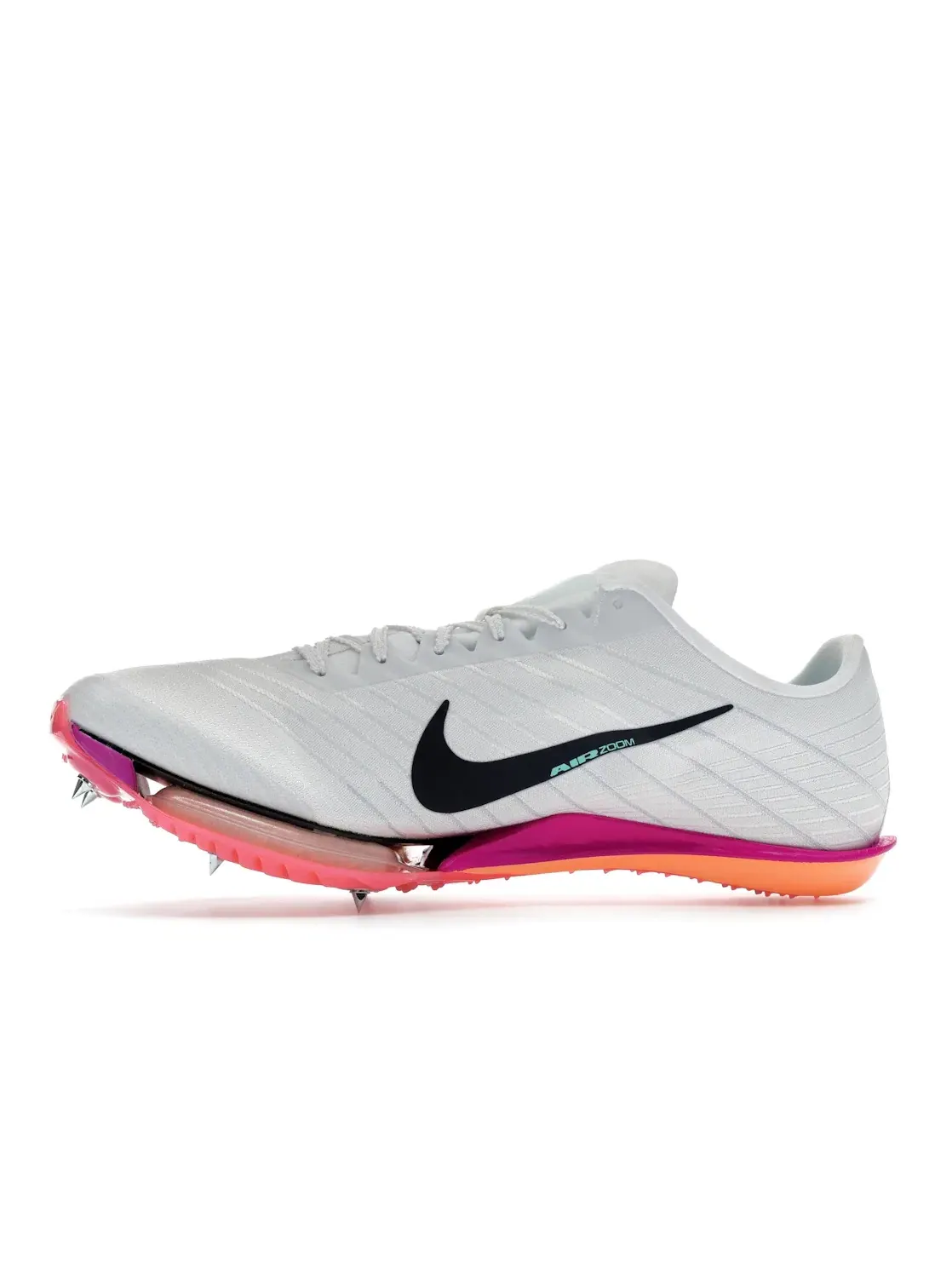 Мужские шиповки для бега с агрессивным дизайном Nike Maxfly 2 Nike — изображение 3 из 4, белый яркий