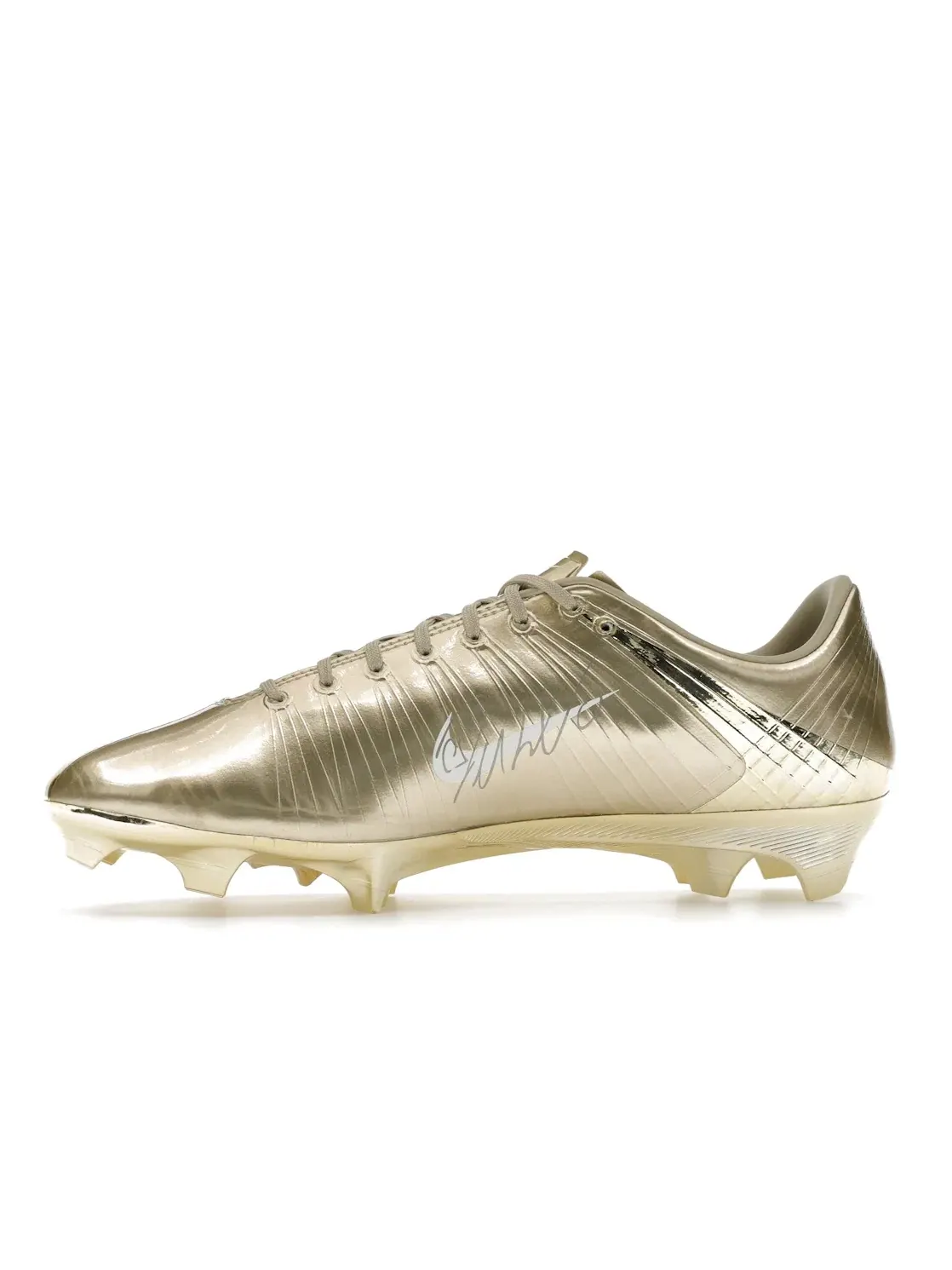 Мужские бутсы с металлическим золотым покрытием Nike Mercurial Superfly 1 RGN FG SE CR7 — изображение 3 из 4
